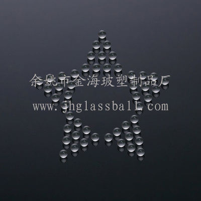 Soda lime 3mm küçük şeffaf cam topu püskürtücü aksesuarları için