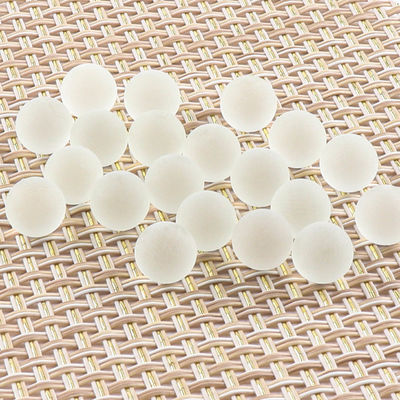 Pomp aksesuarları için yuvarlak 5 mm Soda kireç cam topu Şeffaf Özel